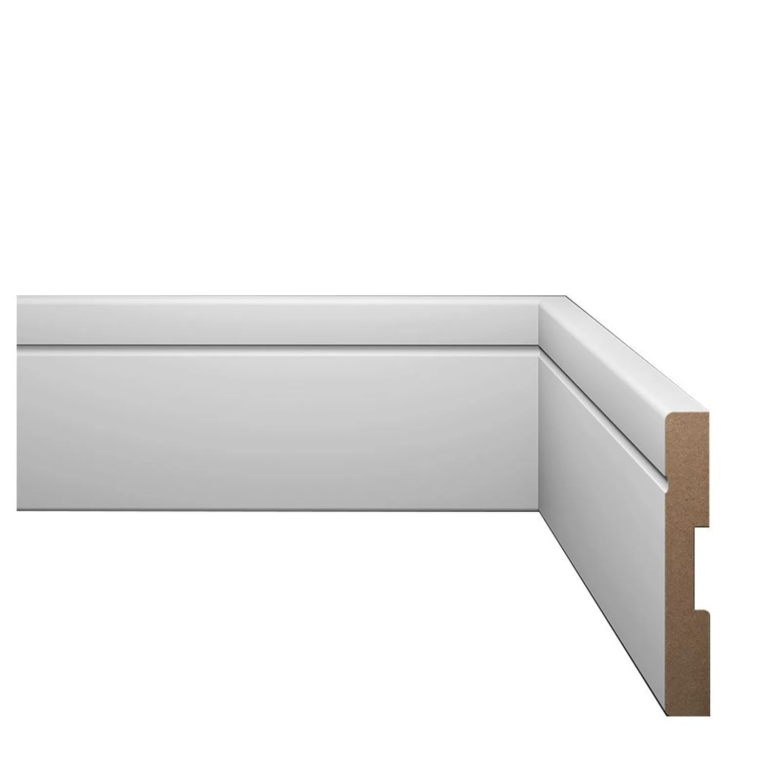 AC EUC 100MM RODAPE ESTILO BRANCO MAX 100MM CX/C6 FRISADO - Imagem 3