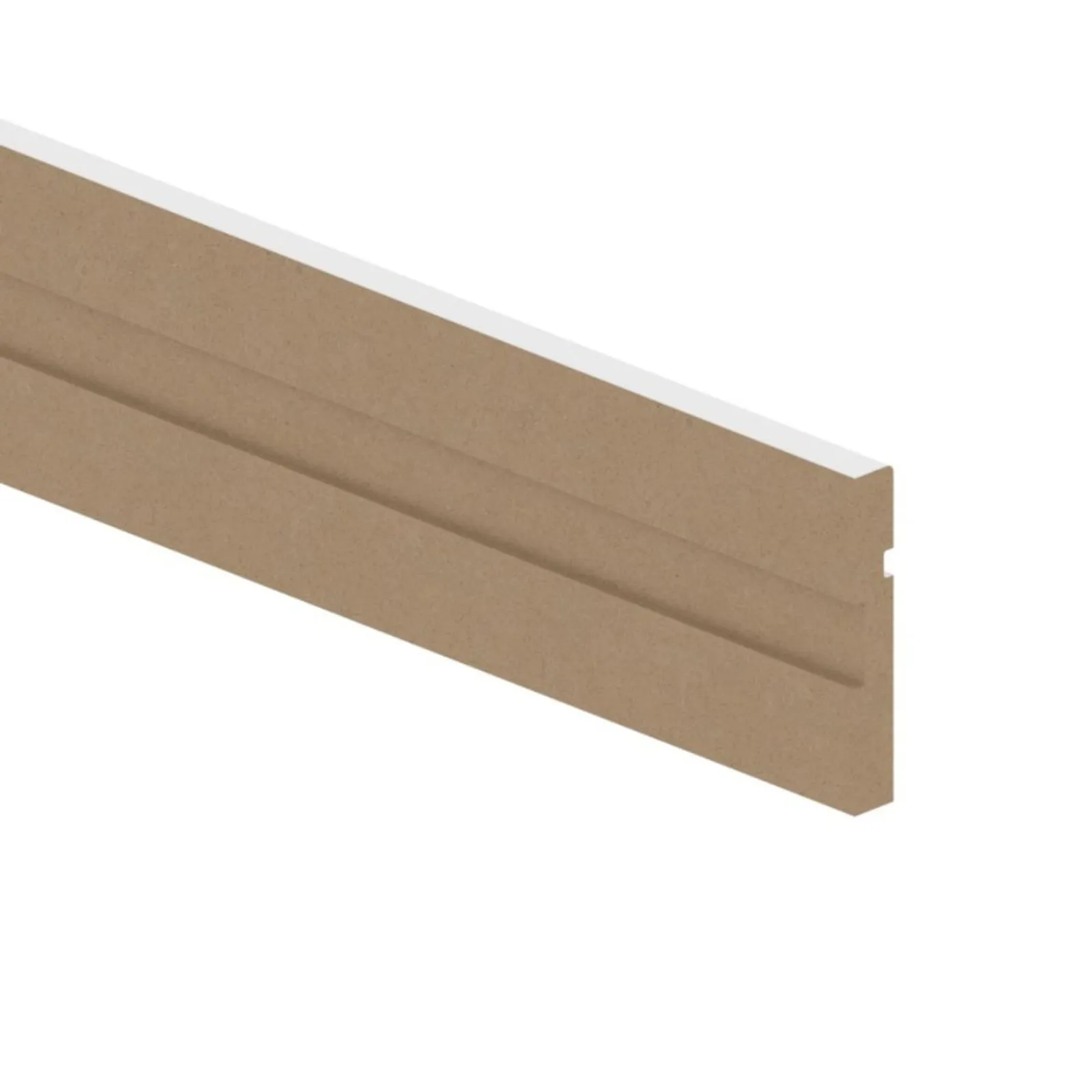 AC EUC 100MM RODAPE ESTILO BRANCO MAX 100MM CX/C6 FRISADO - Imagem 2