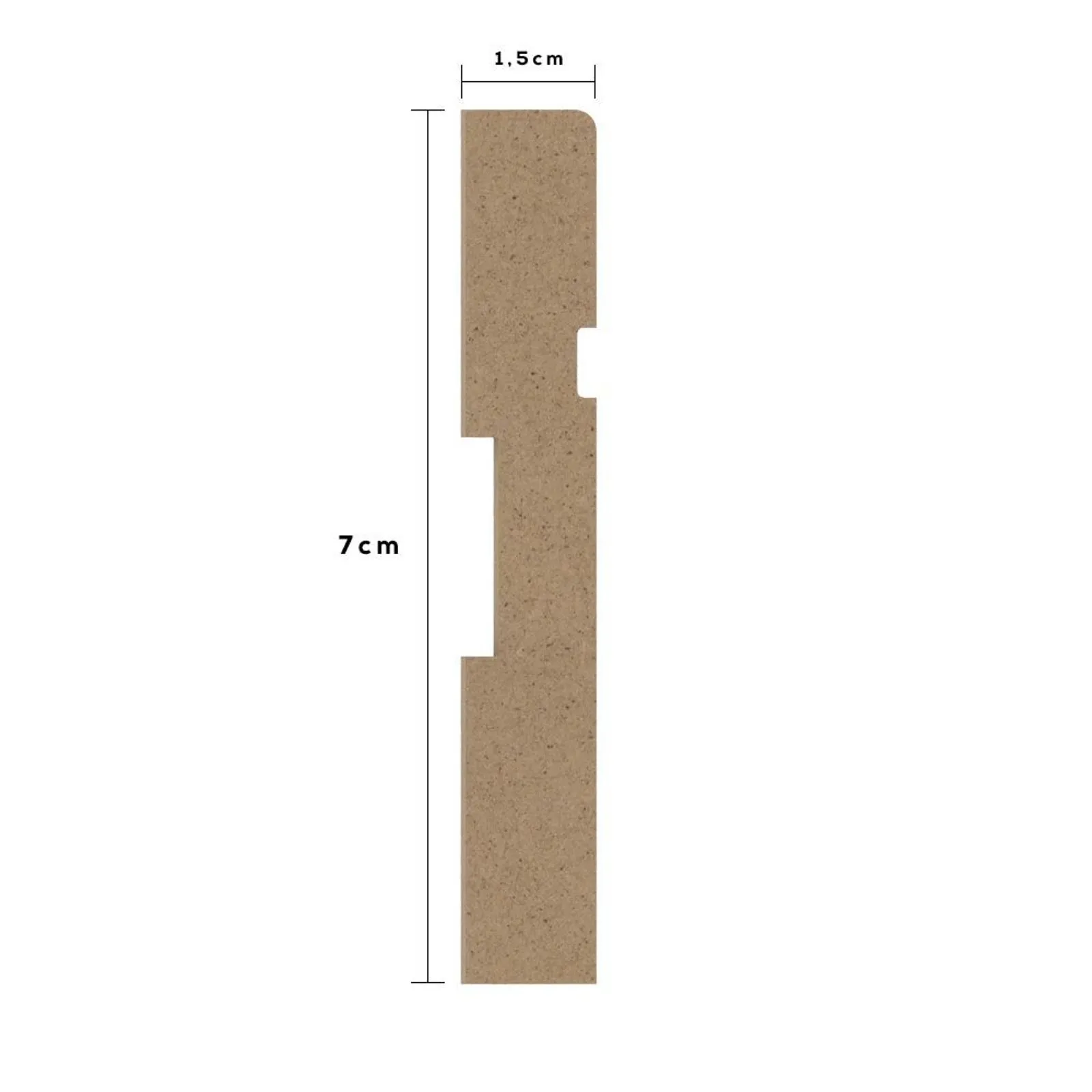 AC EUC RODAPE ESTILO BRANCO MAX 70MM COM FRISO 2400MM CX6 - Imagem 5